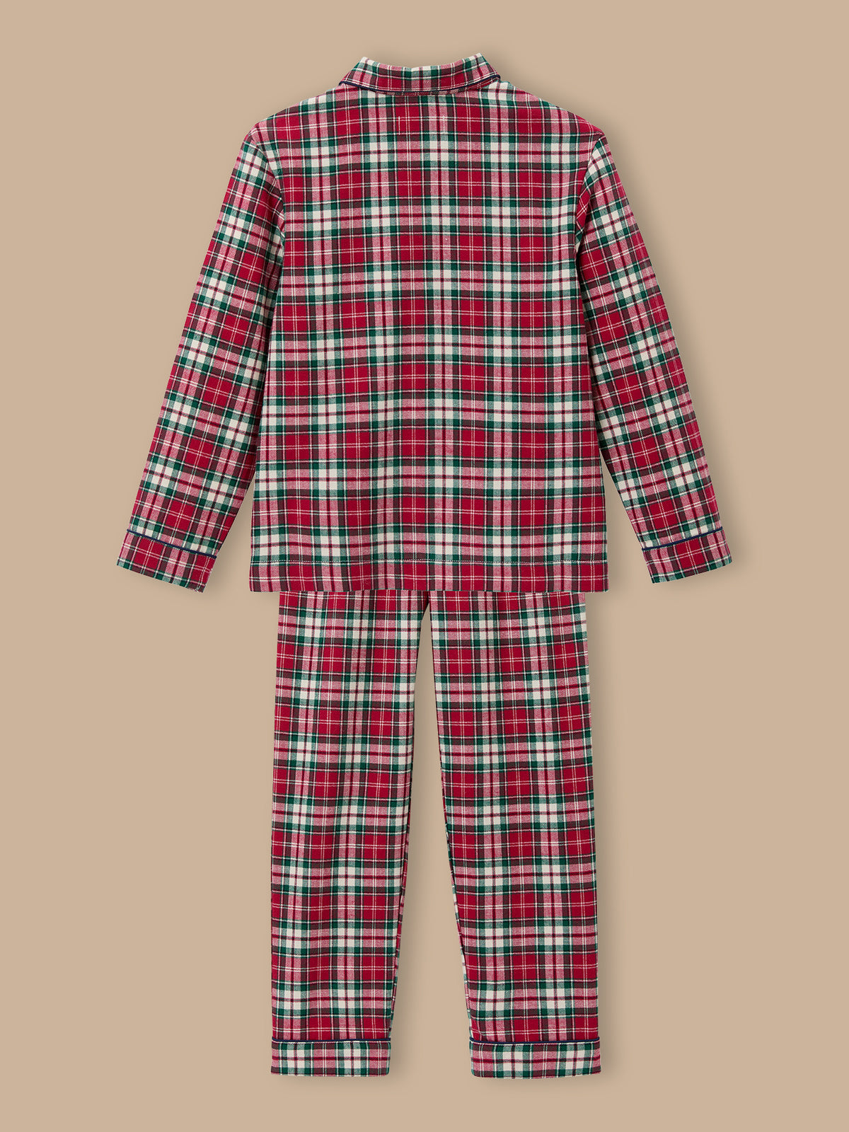 Jungen-Pyjama im Großvater-Look für Weihnachten