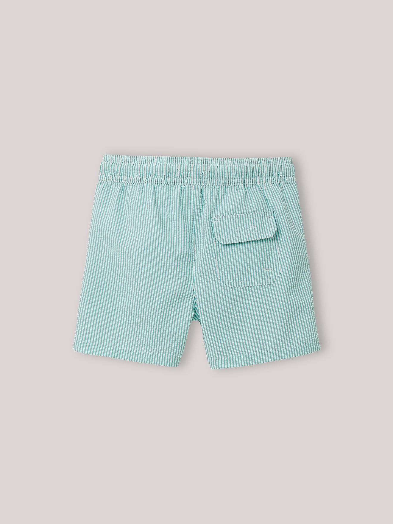 Jungen-Badeshorts aus Seersucker