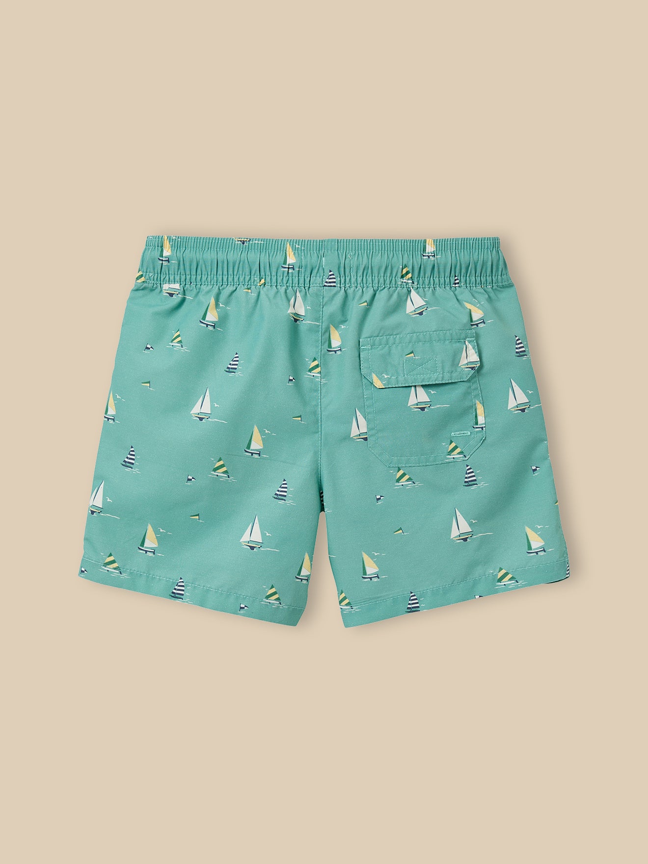 Jungen-Badeshorts « Segelschiffe »