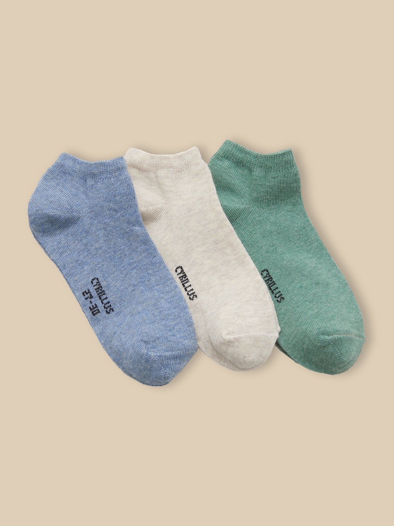 Jungensöckchen im 3er-Pack, unifarben