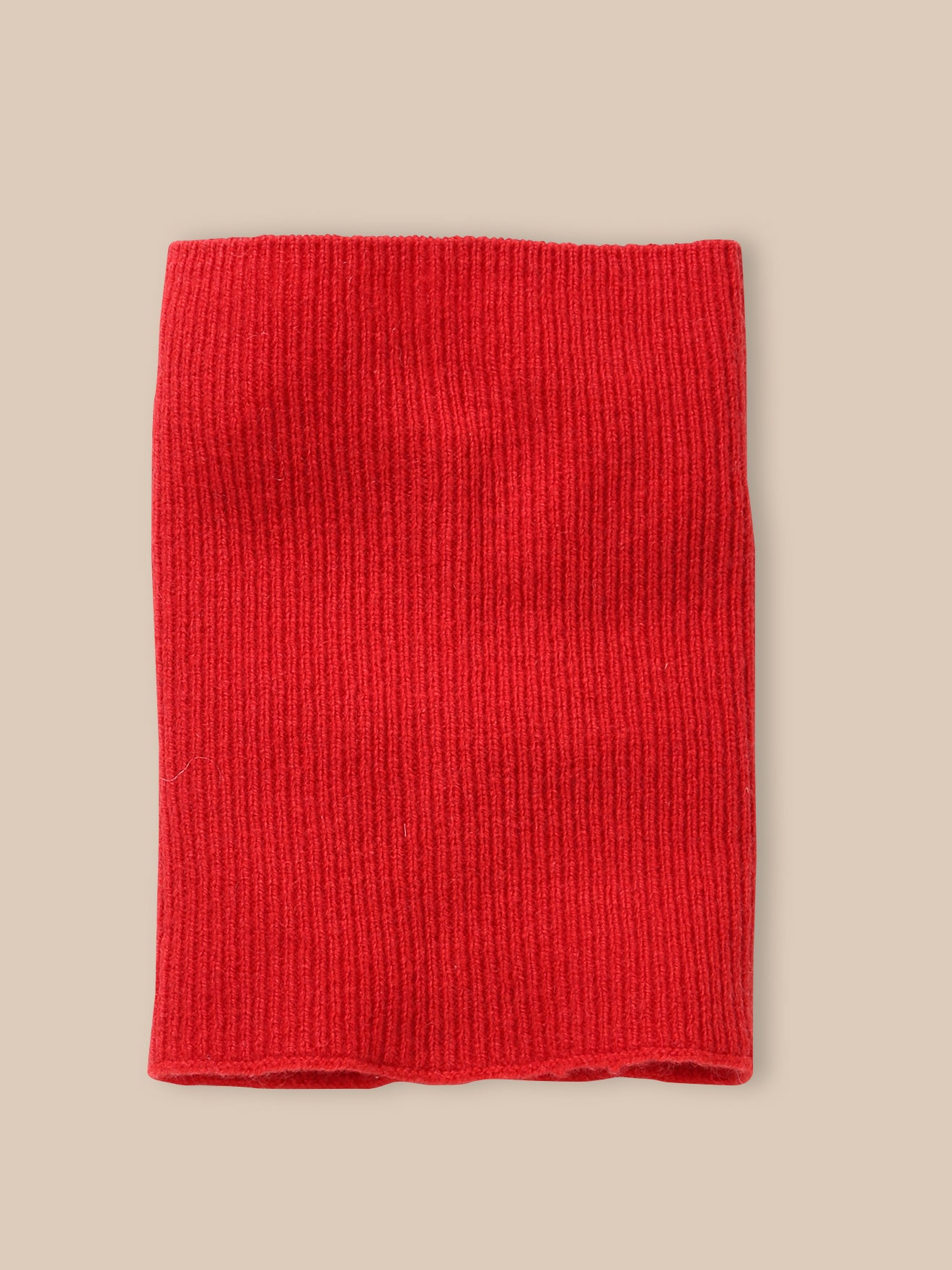 Kinder-Snood aus Merinowoll-Rippstrick