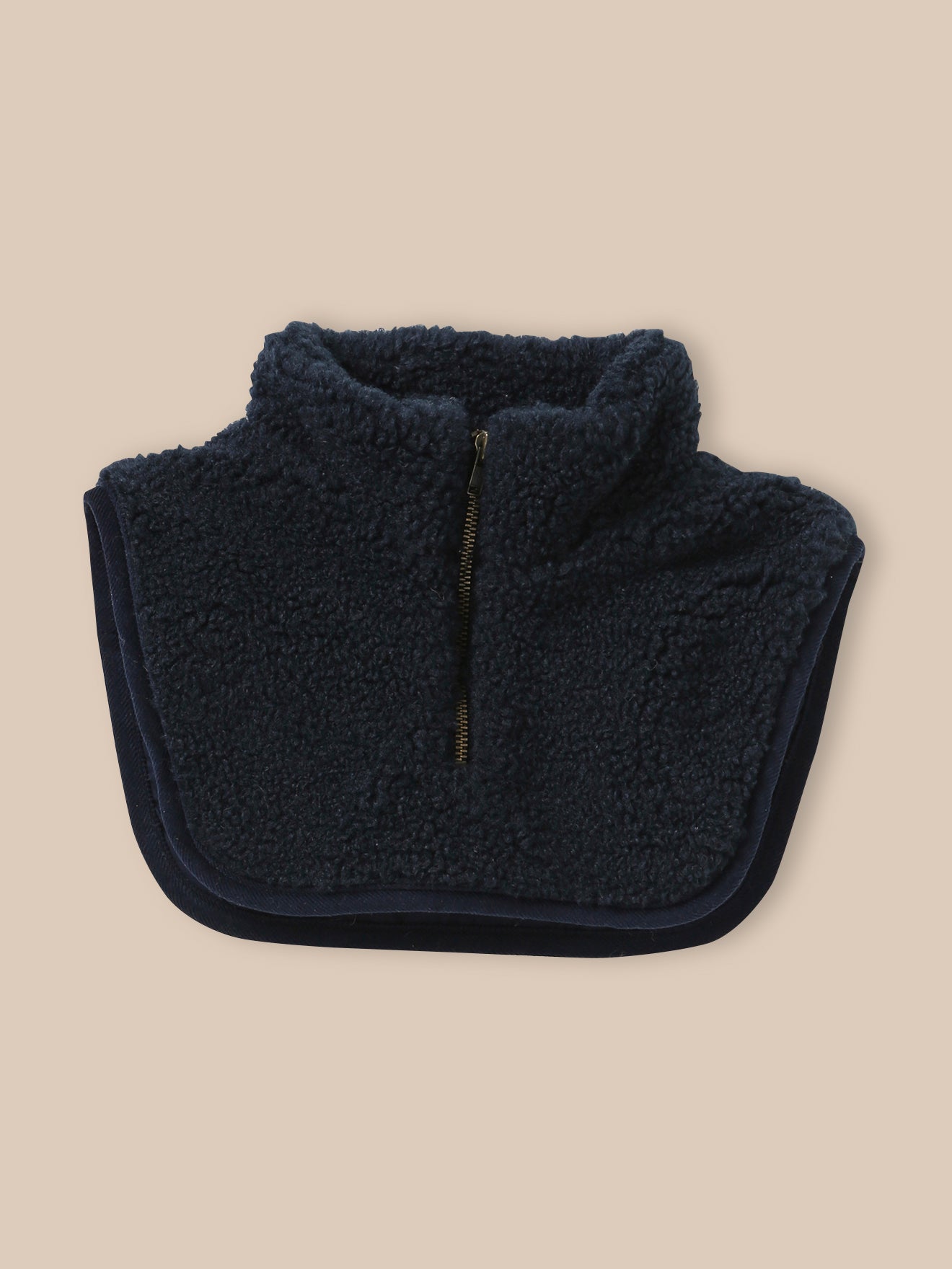 Jungen-Kragen aus Sherpa, abnehmbar.