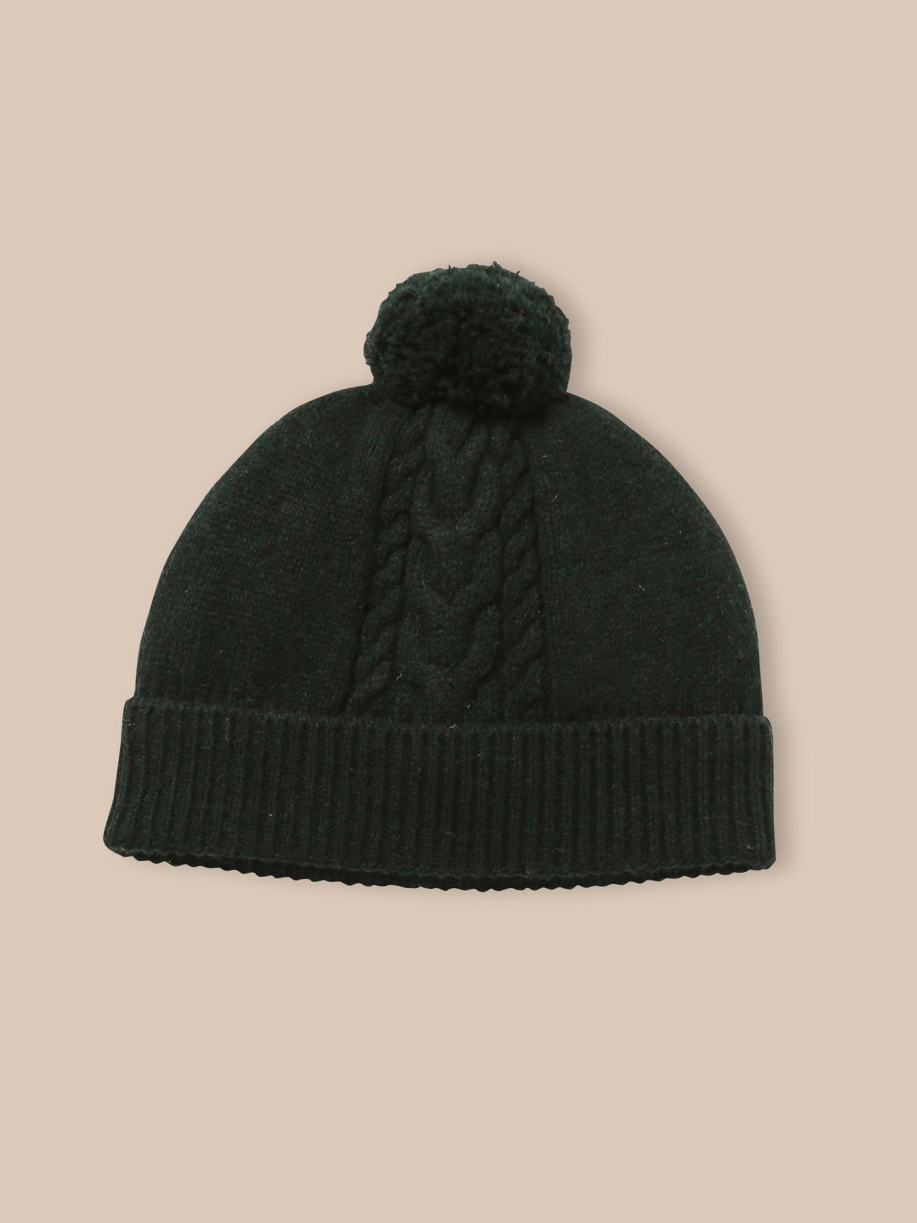 Zopfmütze aus Lambswool für Jungen