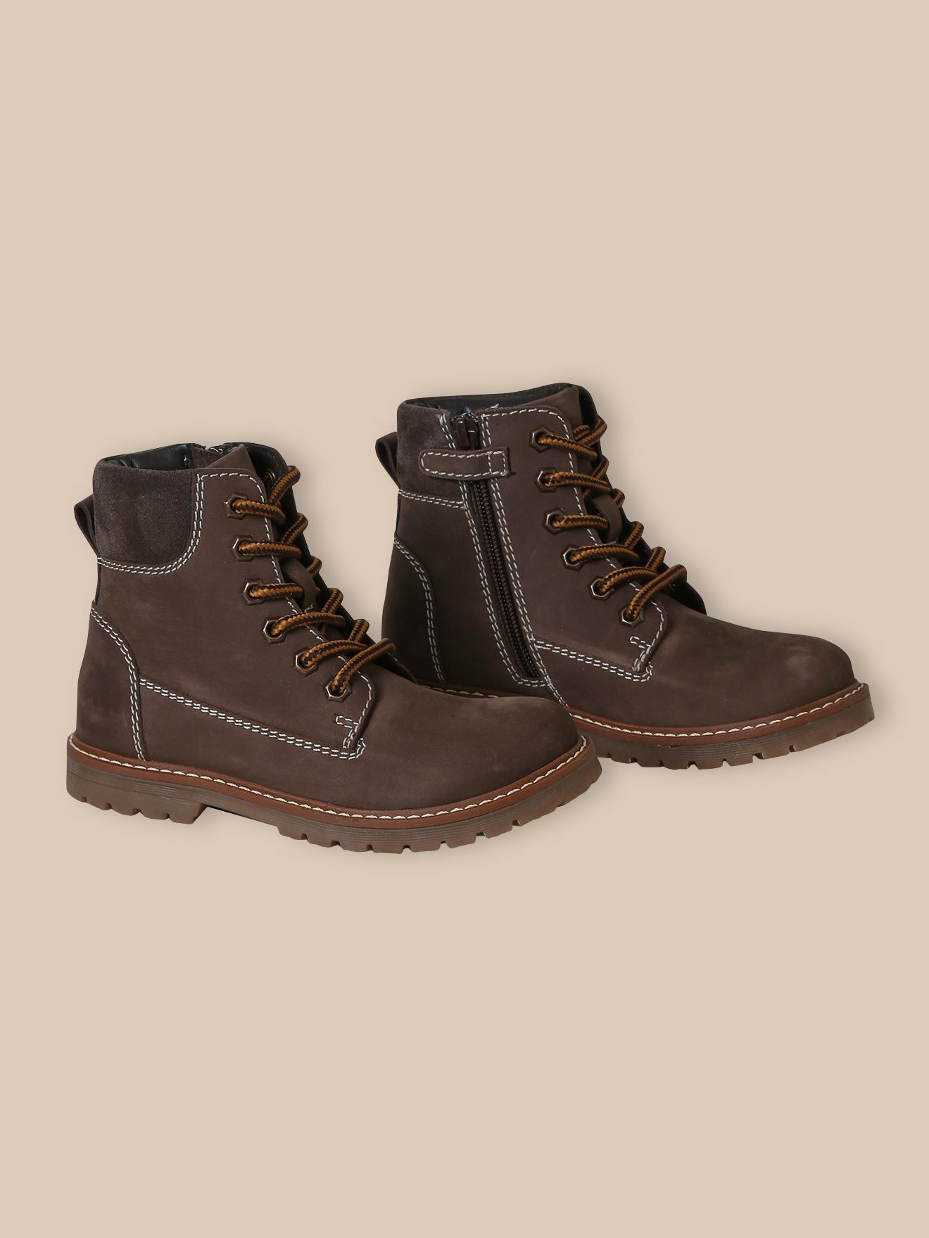 Jungen-Stiefeletten aus Leder