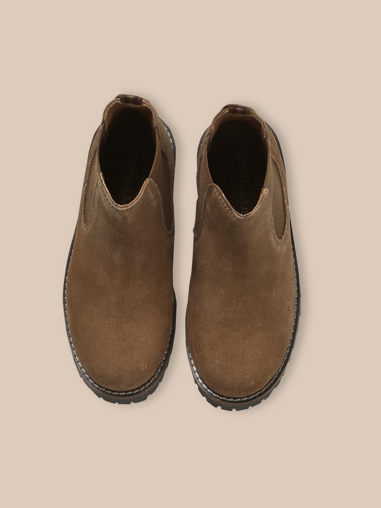 Jungen-Chelsea-Boots aus Veloursleder