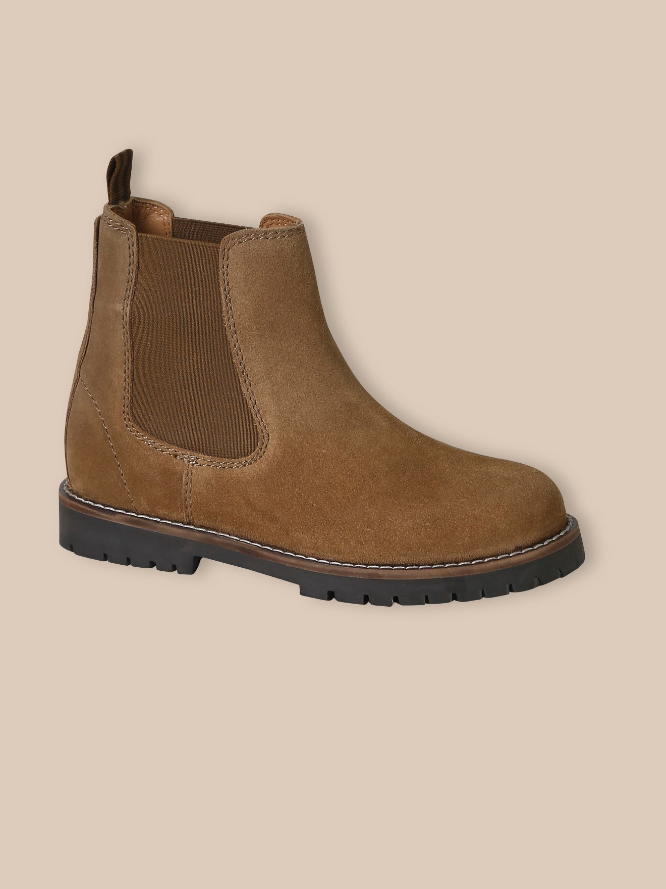 Jungen-Chelsea-Boots aus Veloursleder