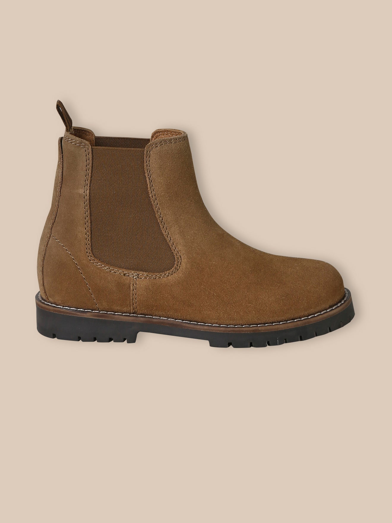 Jungen-Chelsea-Boots aus Veloursleder