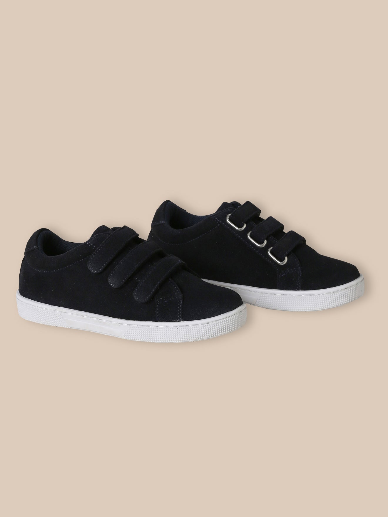 Jungen-Sneaker Low aus Veloursleder