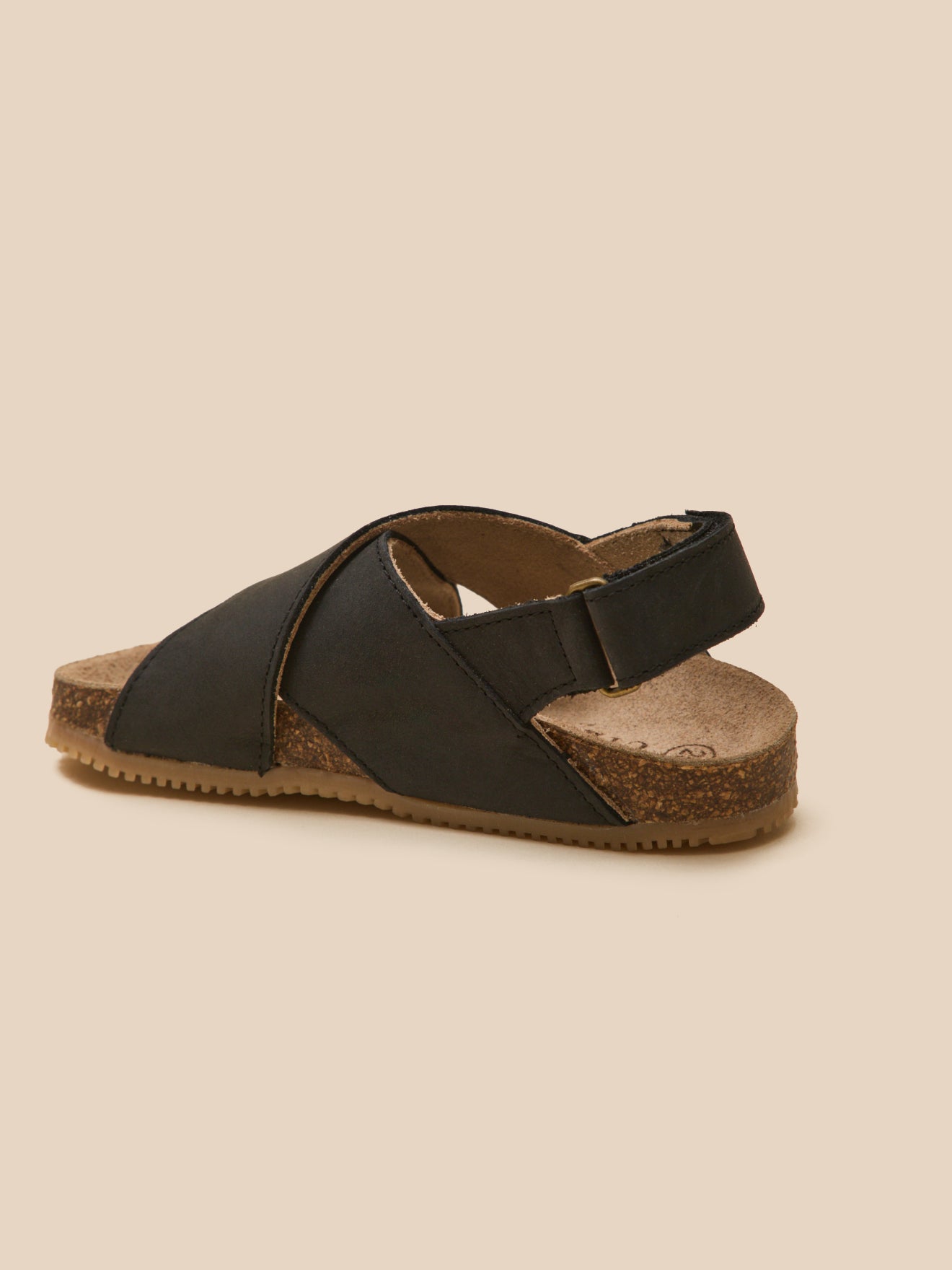 Jungen-Sandalen aus Leder mit Riemen