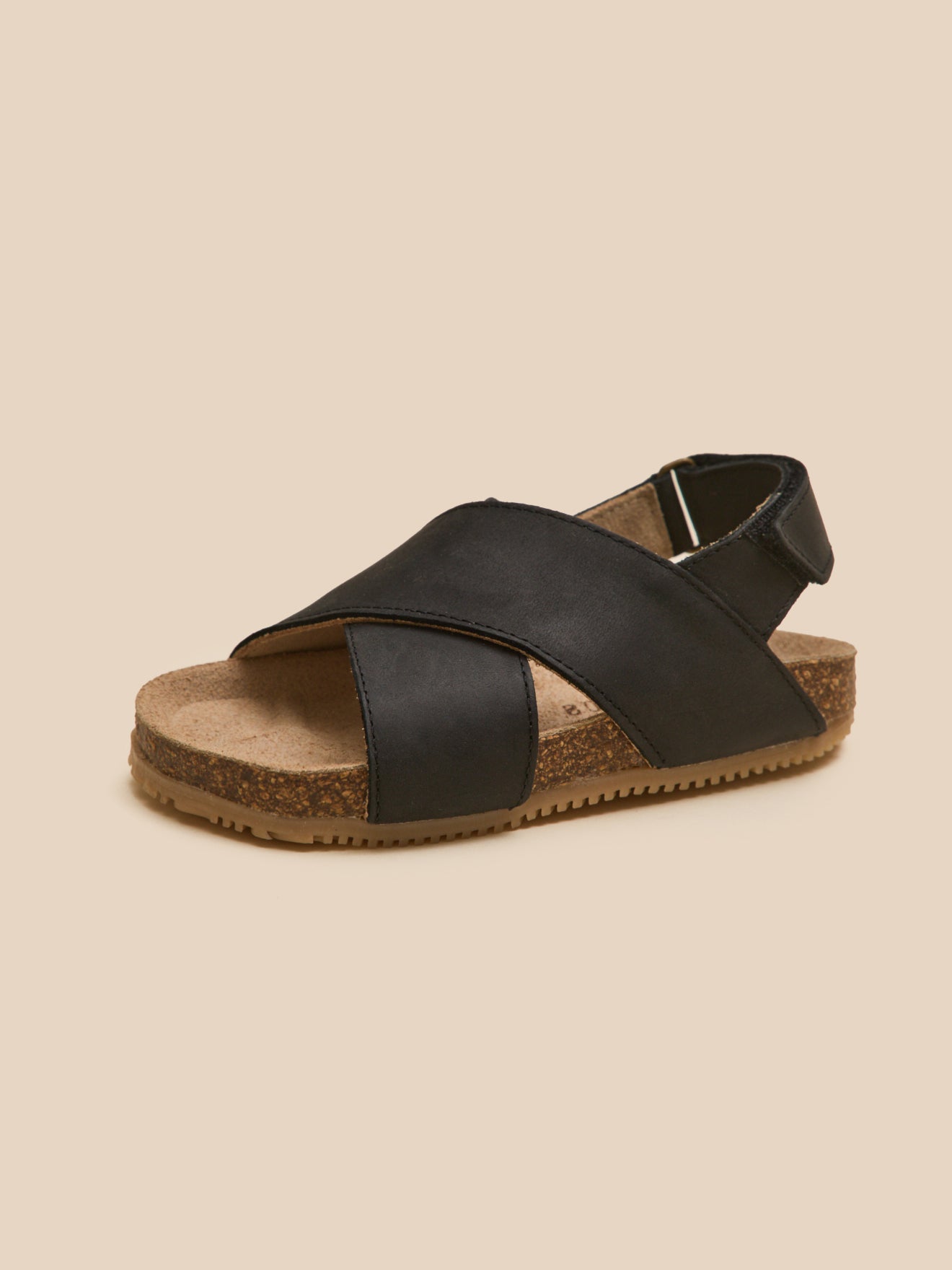 Jungen-Sandalen aus Leder mit Riemen