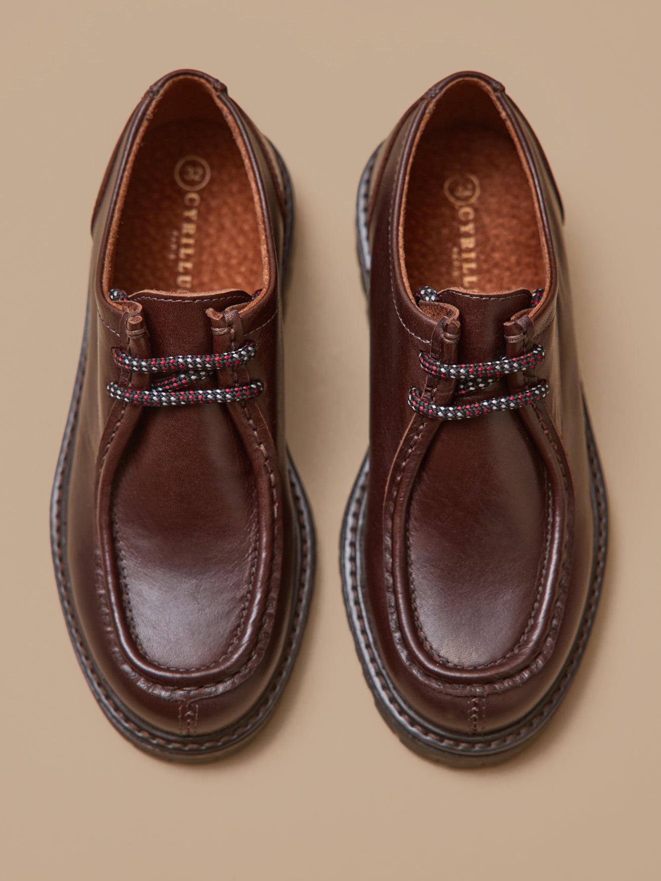 Jungen-Schnürschuhe aus Leder