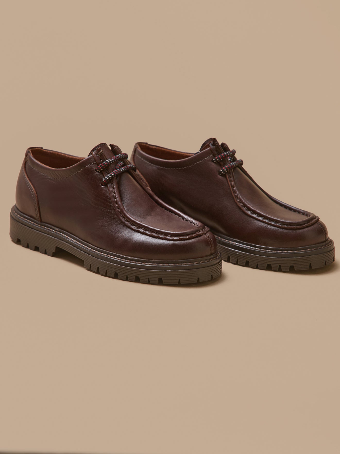 Jungen-Schnürschuhe aus Leder