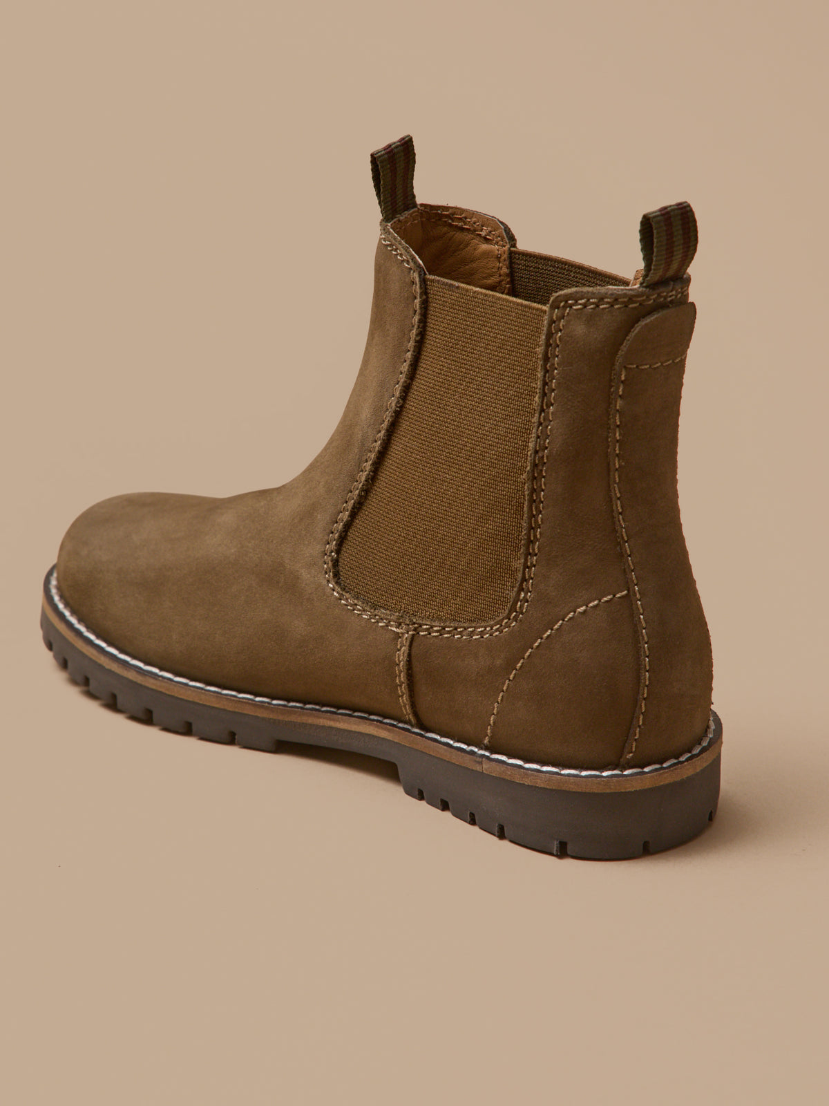 Jungen-Chelsea-Boots aus Nubukleder