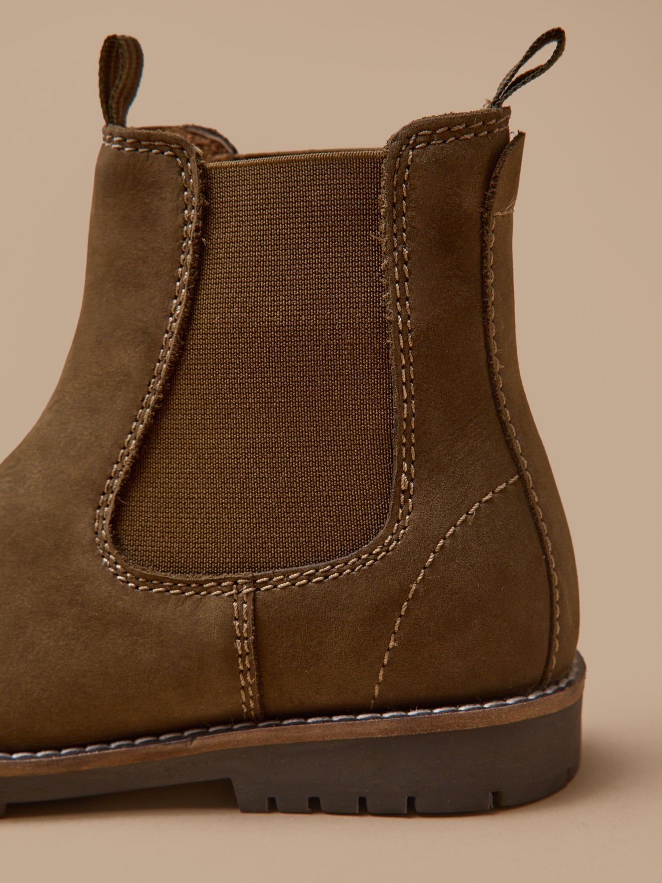 Jungen-Chelsea-Boots aus Nubukleder