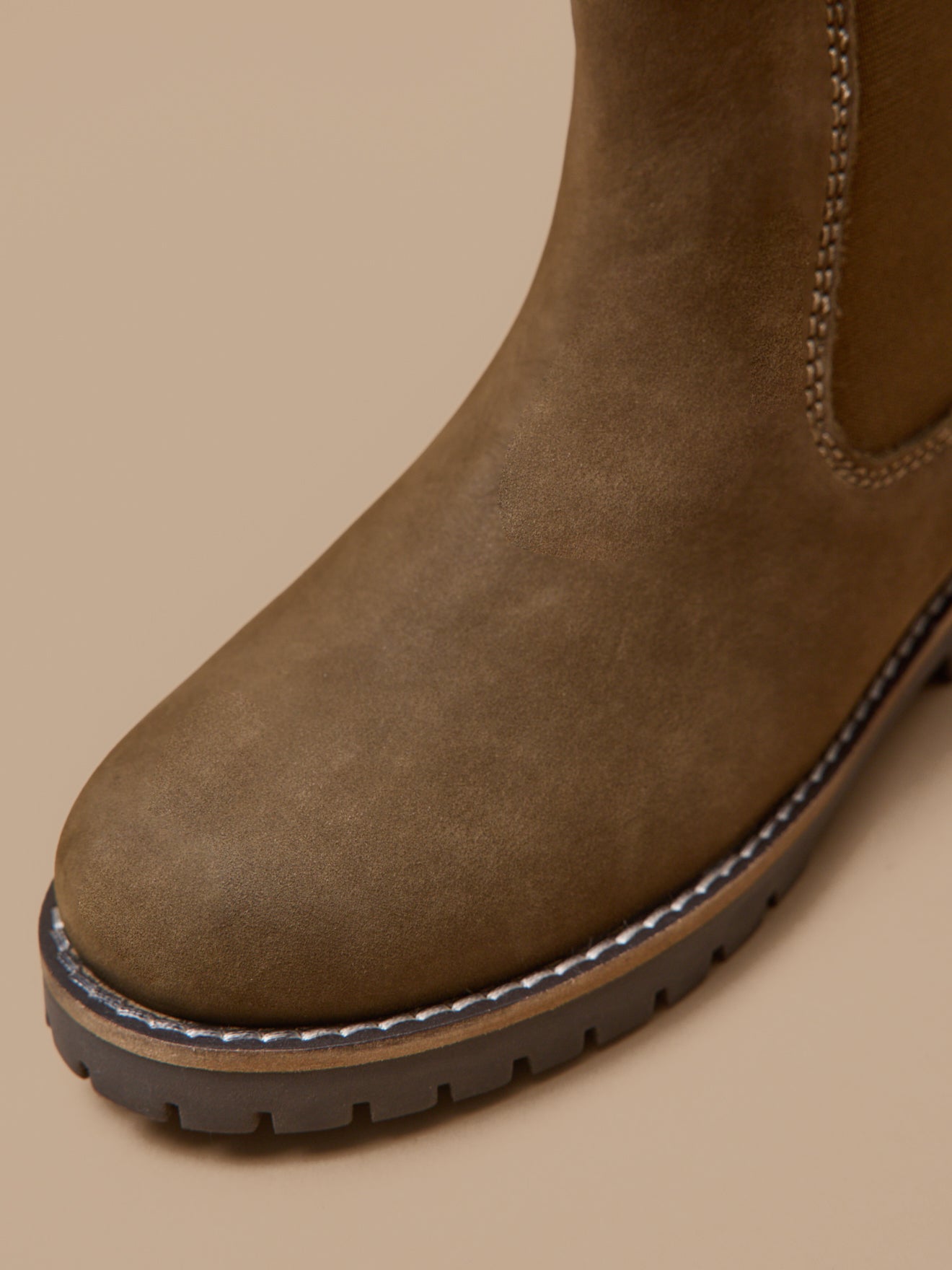 Jungen-Chelsea-Boots aus Nubukleder