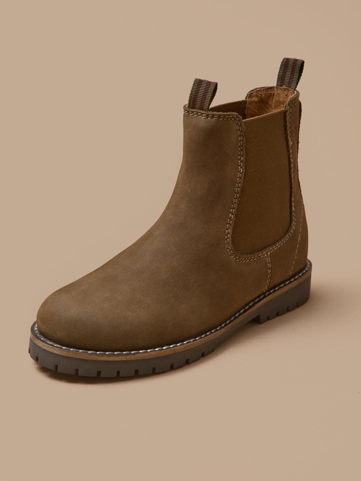 Jungen-Chelsea-Boots aus Nubukleder