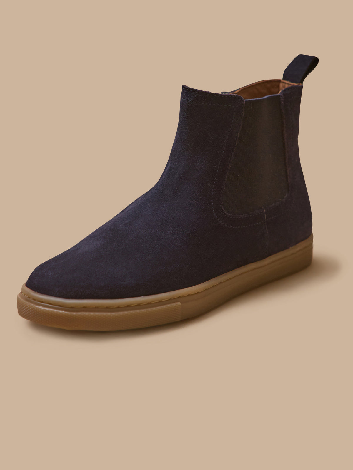 Jungen-Chelsea-Boots aus Veloursleder