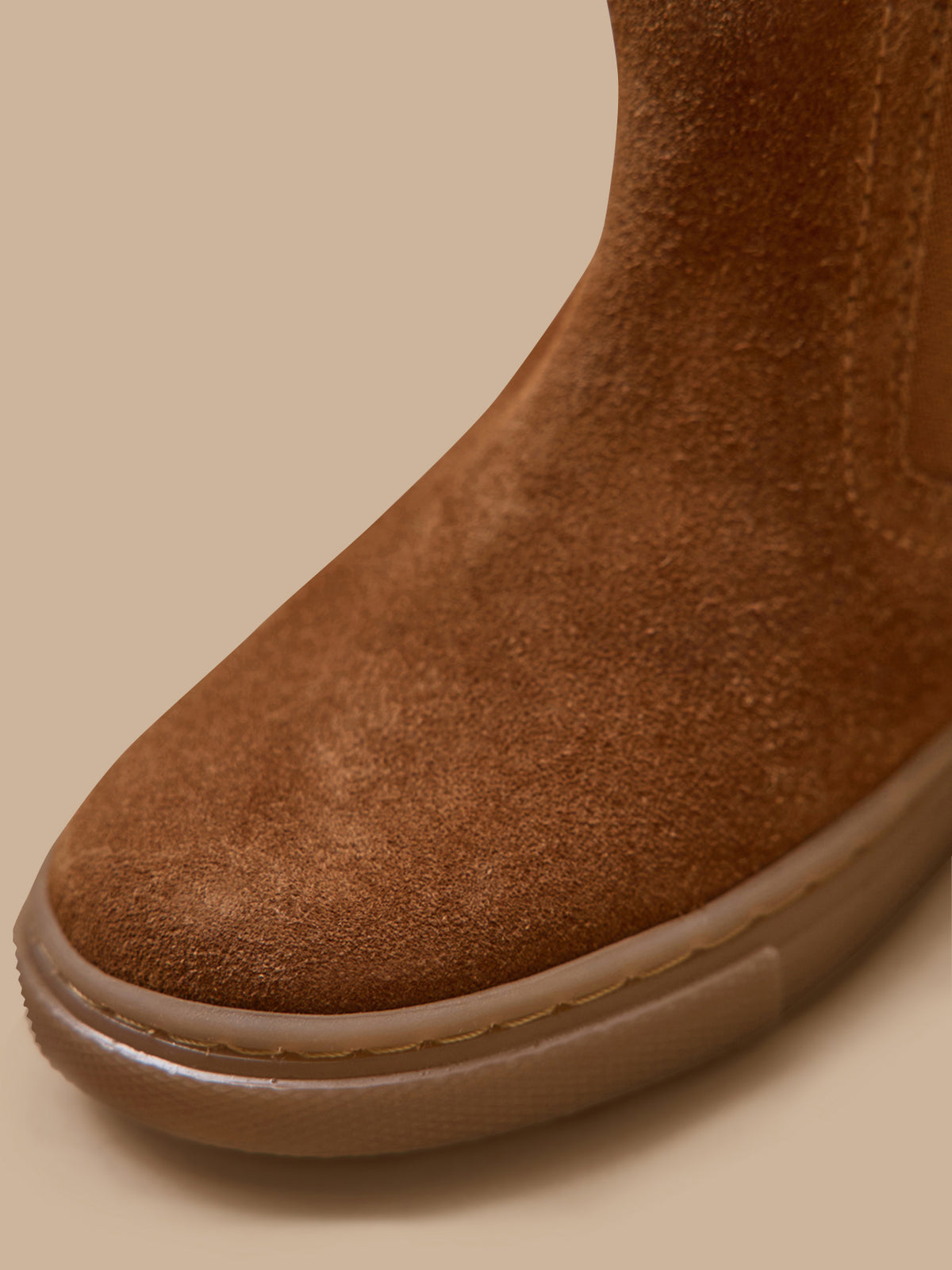Jungen-Chelsea-Boots aus Veloursleder