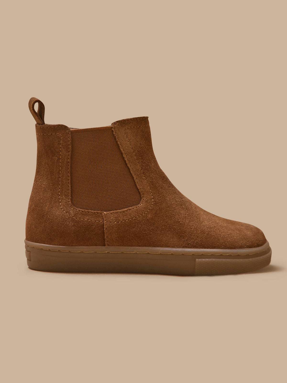 Jungen-Chelsea-Boots aus Veloursleder