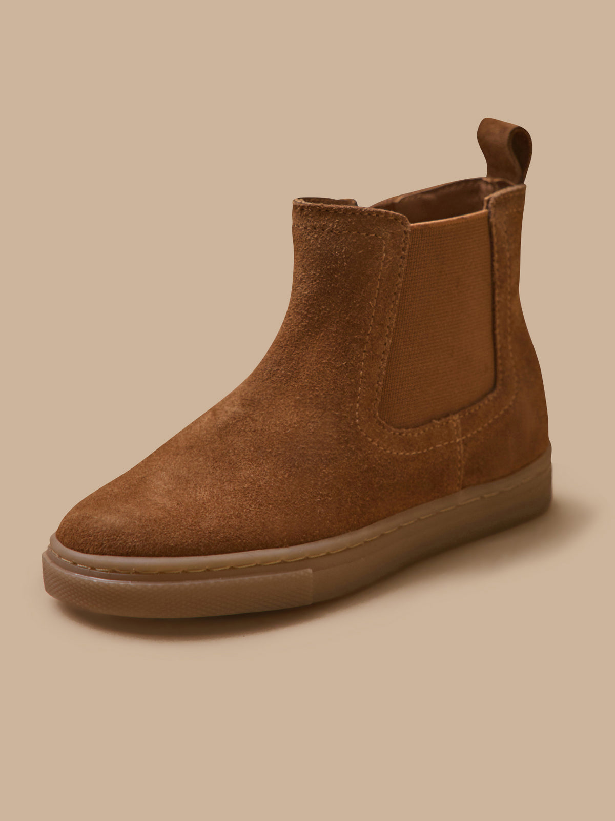 Jungen-Chelsea-Boots aus Veloursleder