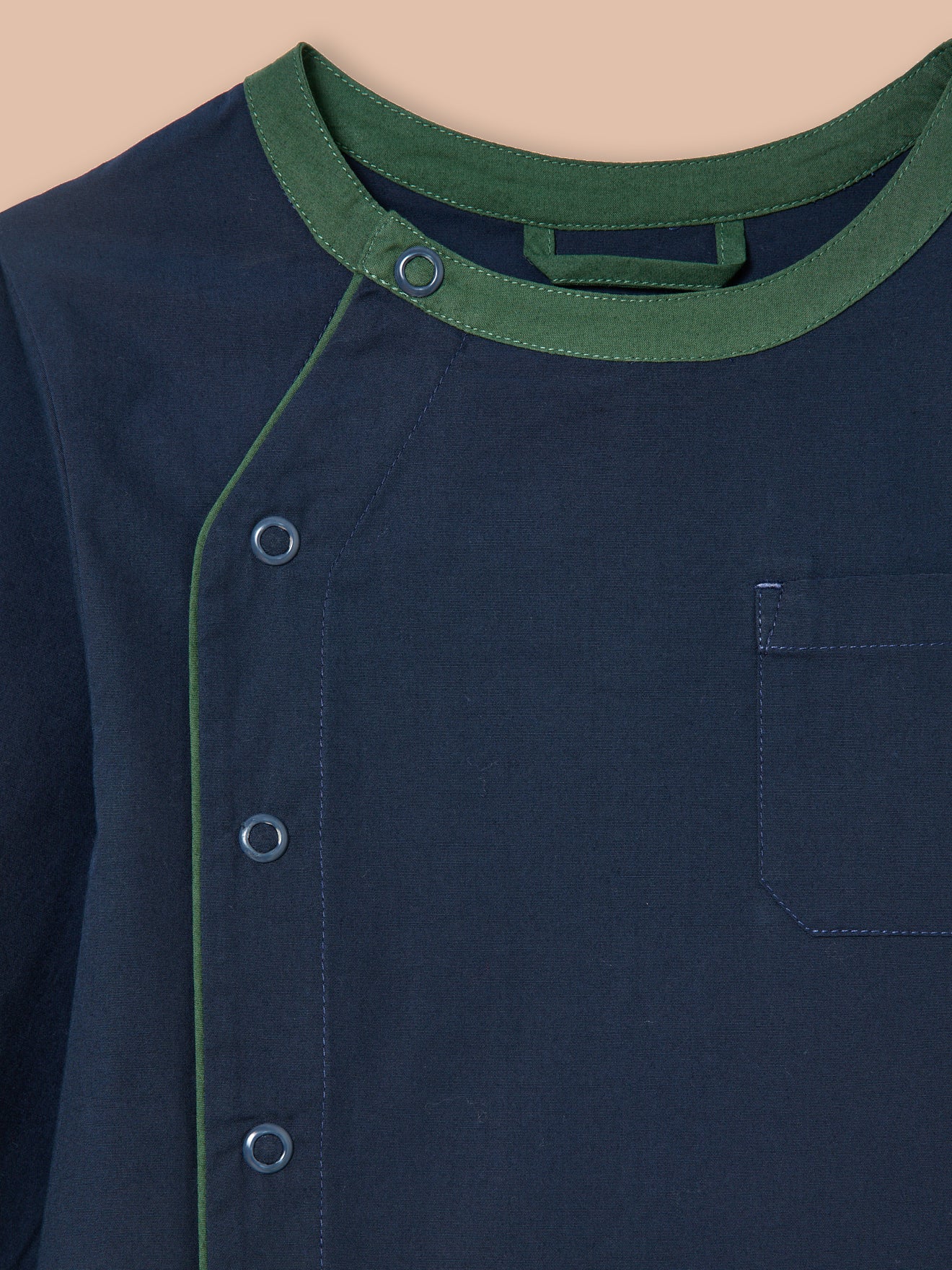 Jungenkittel, einfarbig