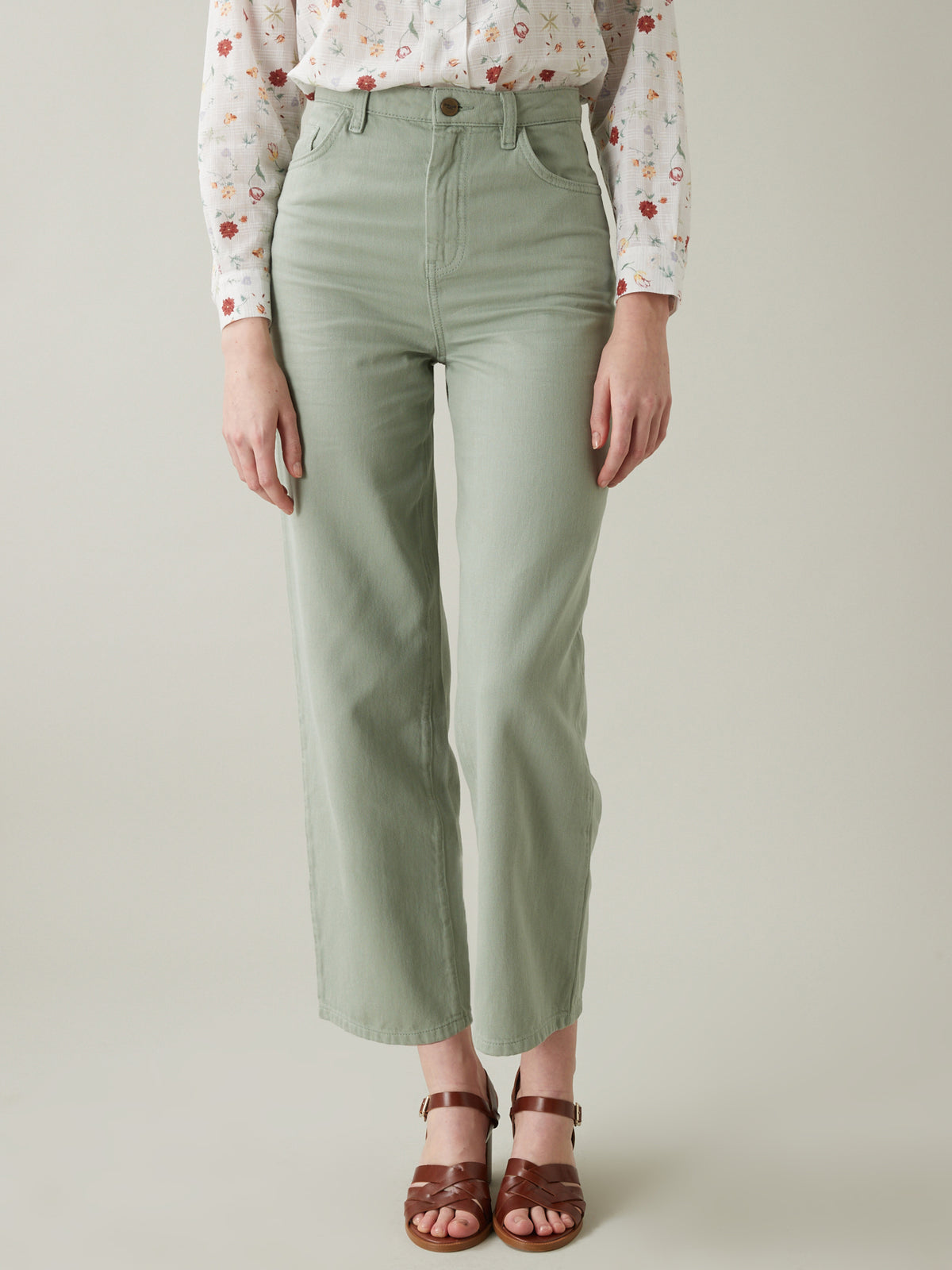 Damen Wide Leg Jeans - Bio-Baumwolle, nachhaltiges Waschen