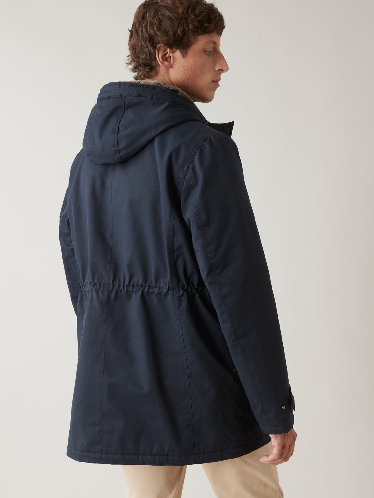 Herren-Parka mit Futter