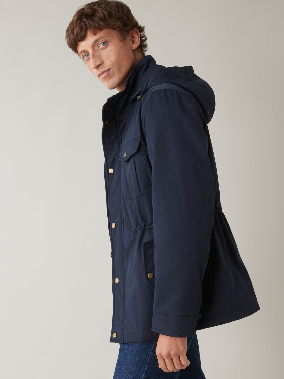 Herren-Parka mit Futter