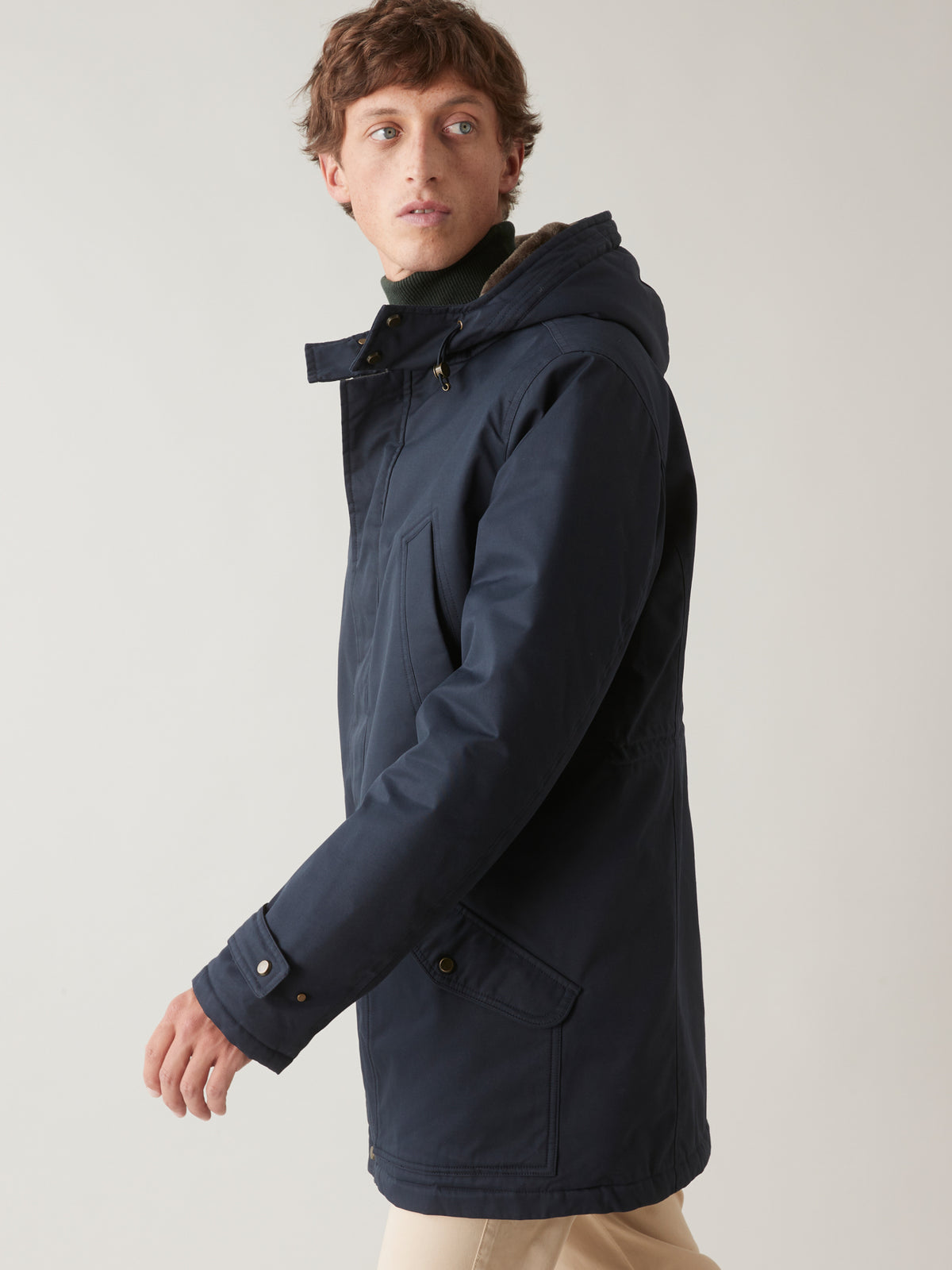Herren-Parka mit Futter