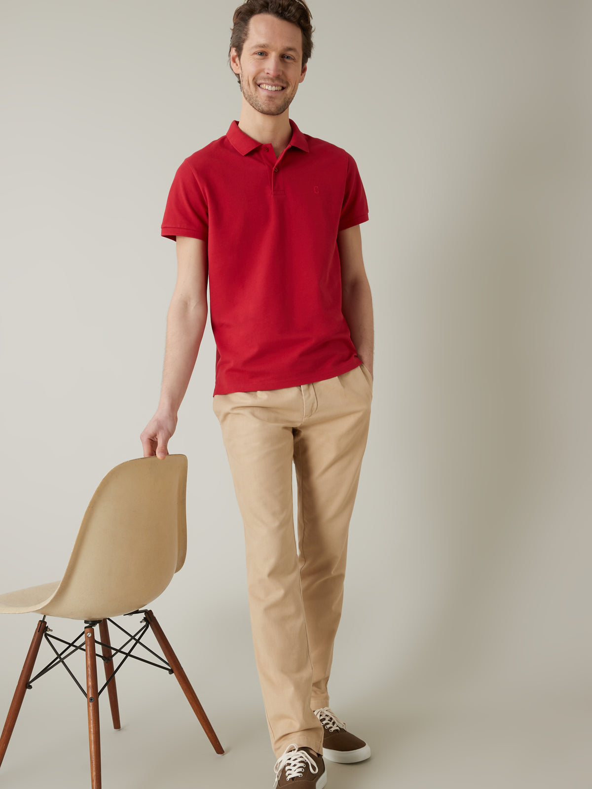 Herren-Poloshirt aus Pikee - Bio-Baumwolle