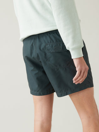 Einfarbige Herren-Badeshorts