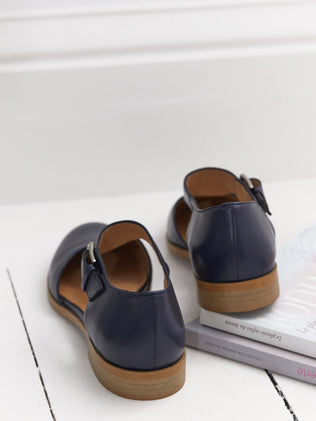 Damen-Spangenschuhe aus Leder