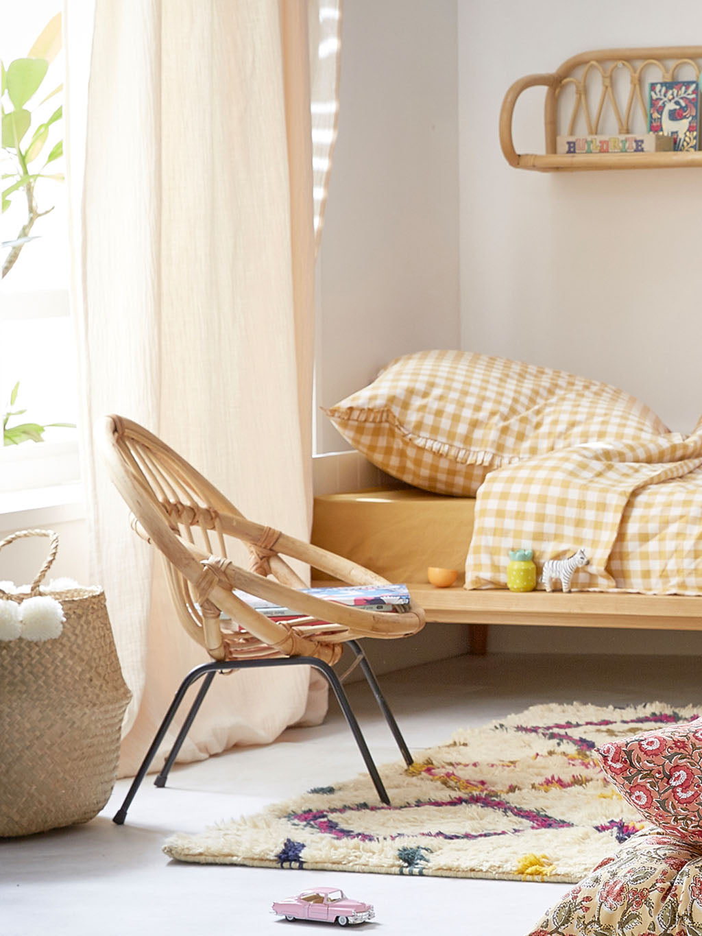 Kinder-Sessel, Rattan