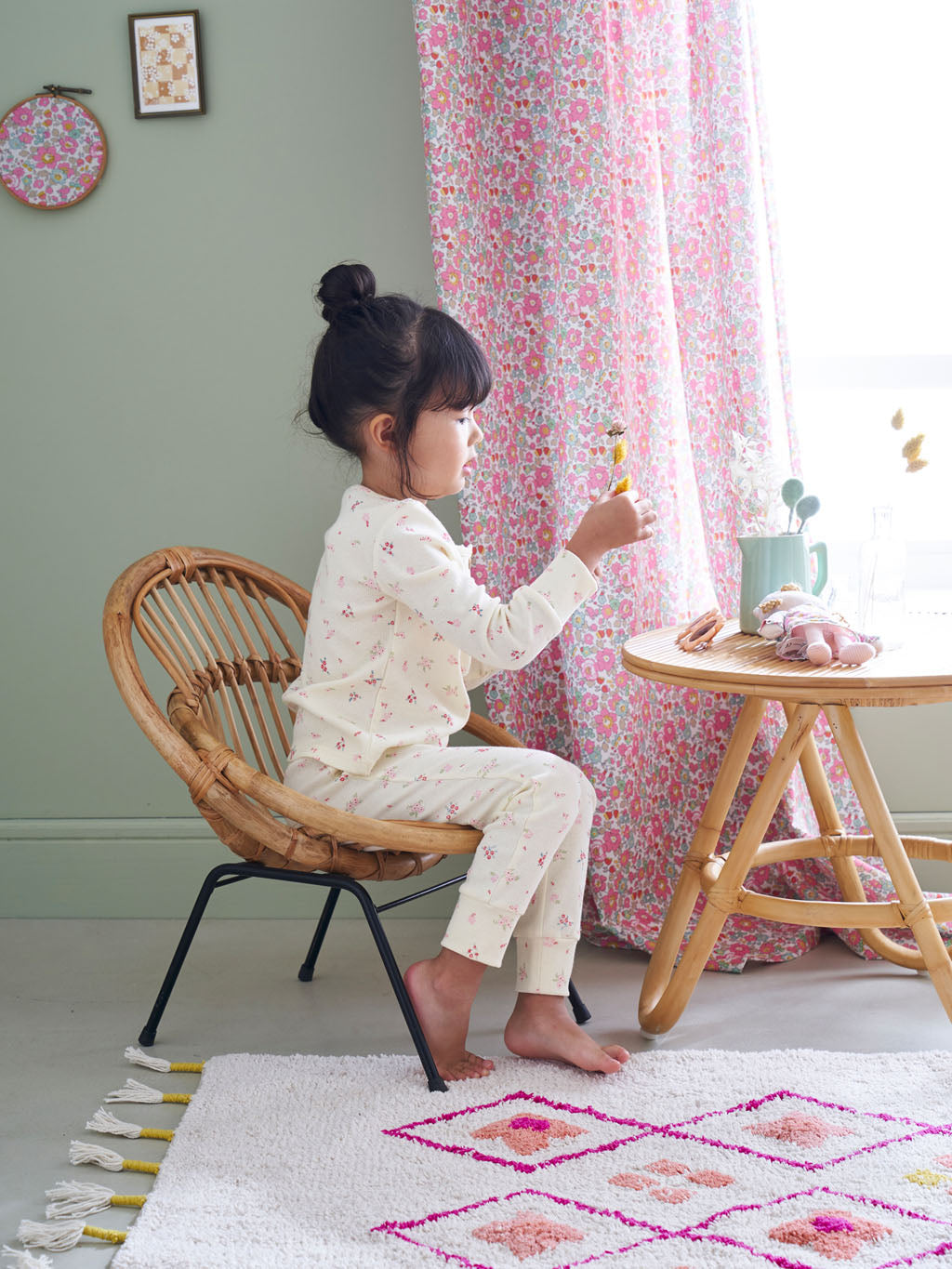 Kinder-Sessel, Rattan