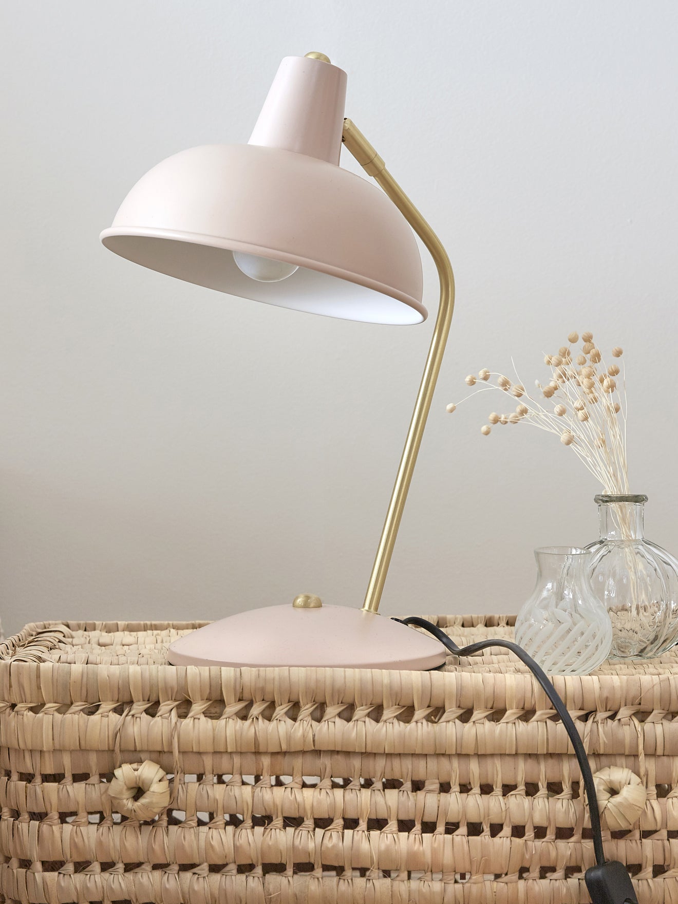 Lampe im Retro-Stil