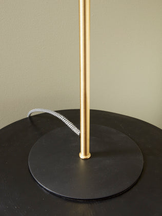 Zweifarbige Pilz-Lampe aus Metall