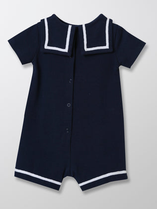 Baby-Overall aus Pikeestrick - Bio-Baumwolle