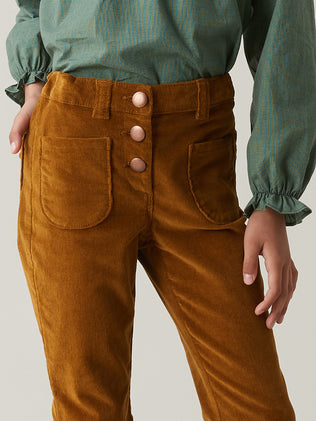 Mädchenhose aus Velours