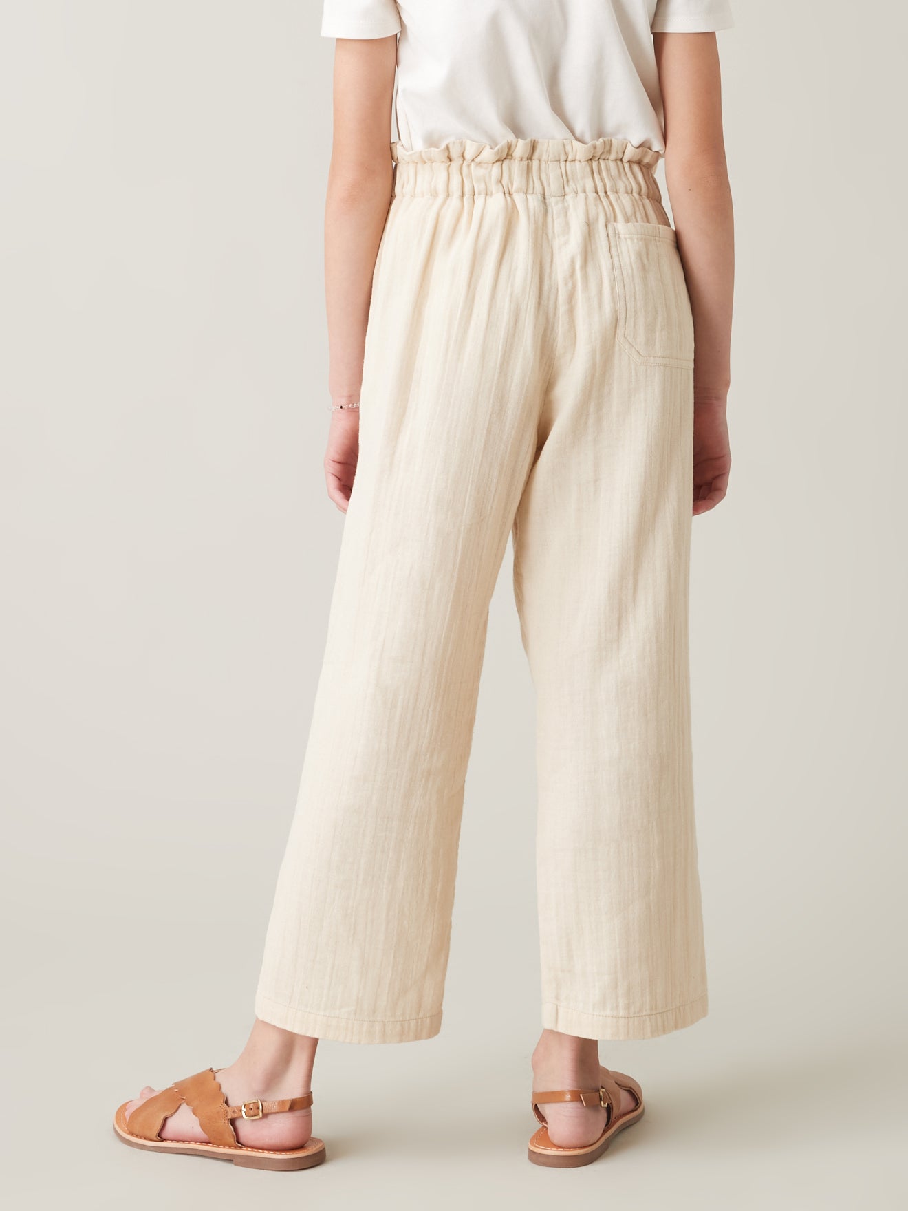 Mädchen-Hose aus Baumwollgaze – Kollektion « Junior »