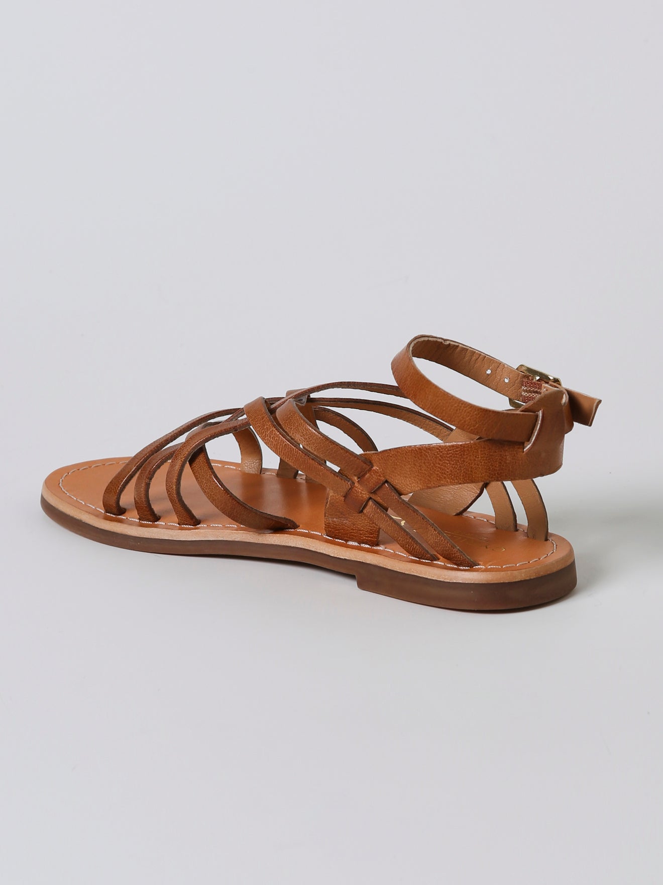Mädchen-Riemchensandalen aus Leder