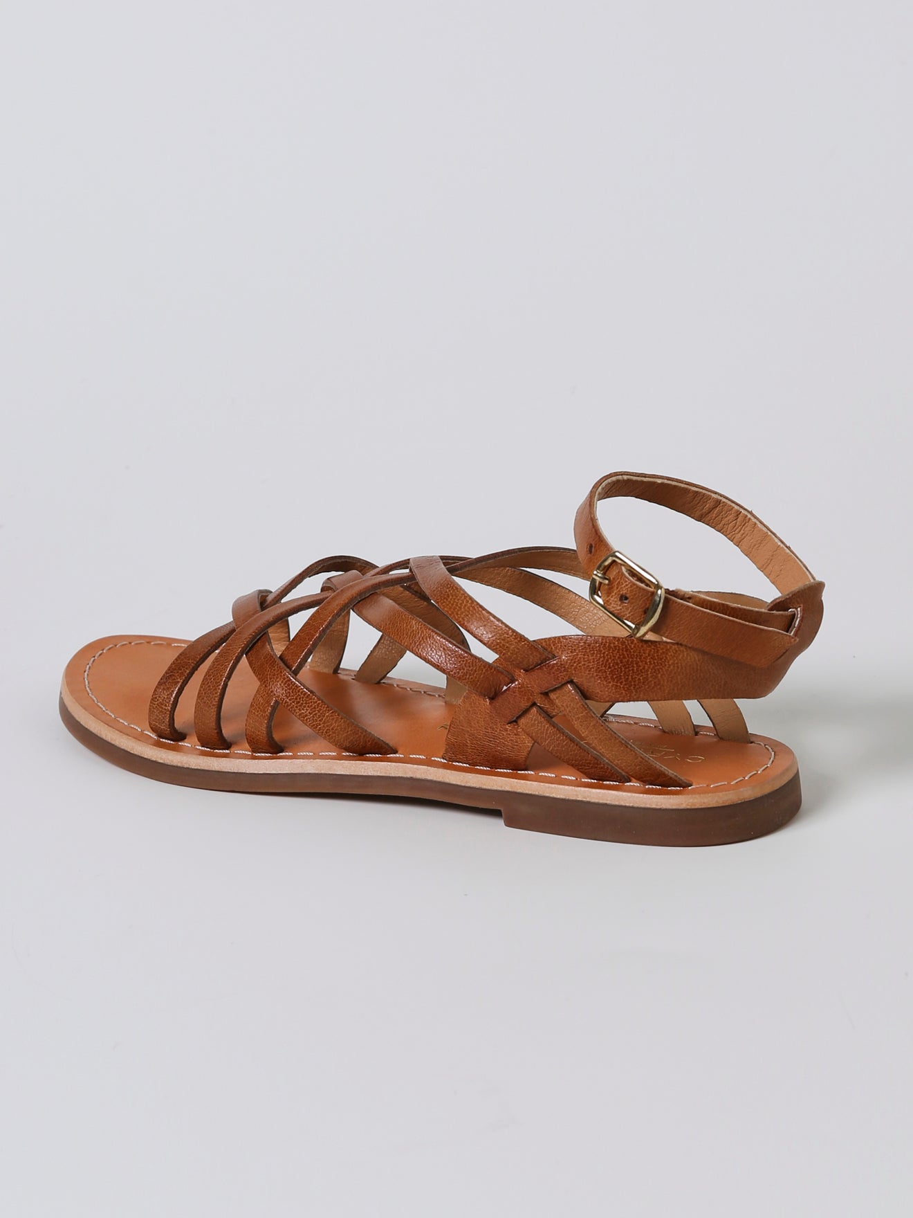 Mädchen-Riemchensandalen aus Leder
