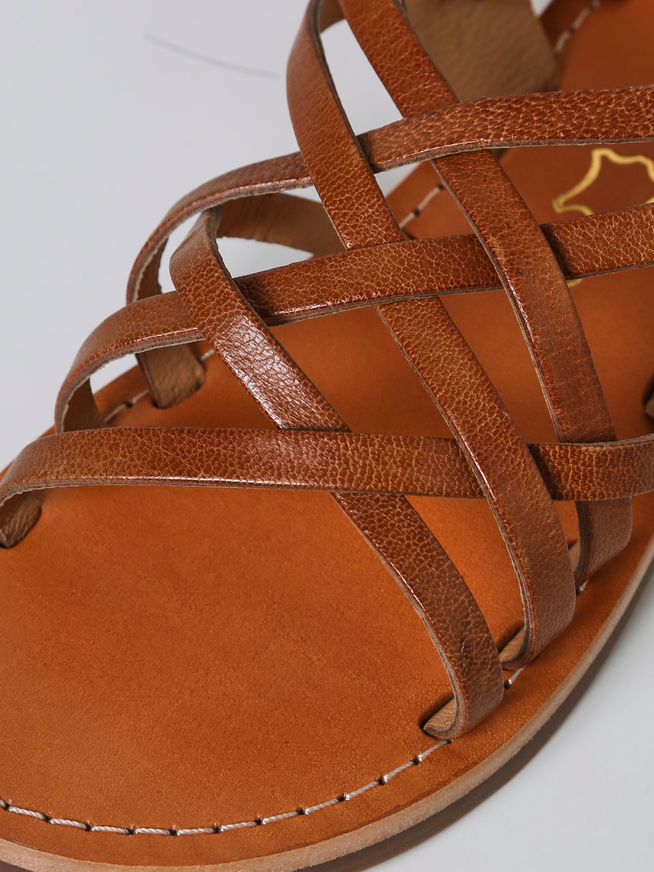Mädchen-Riemchensandalen aus Leder