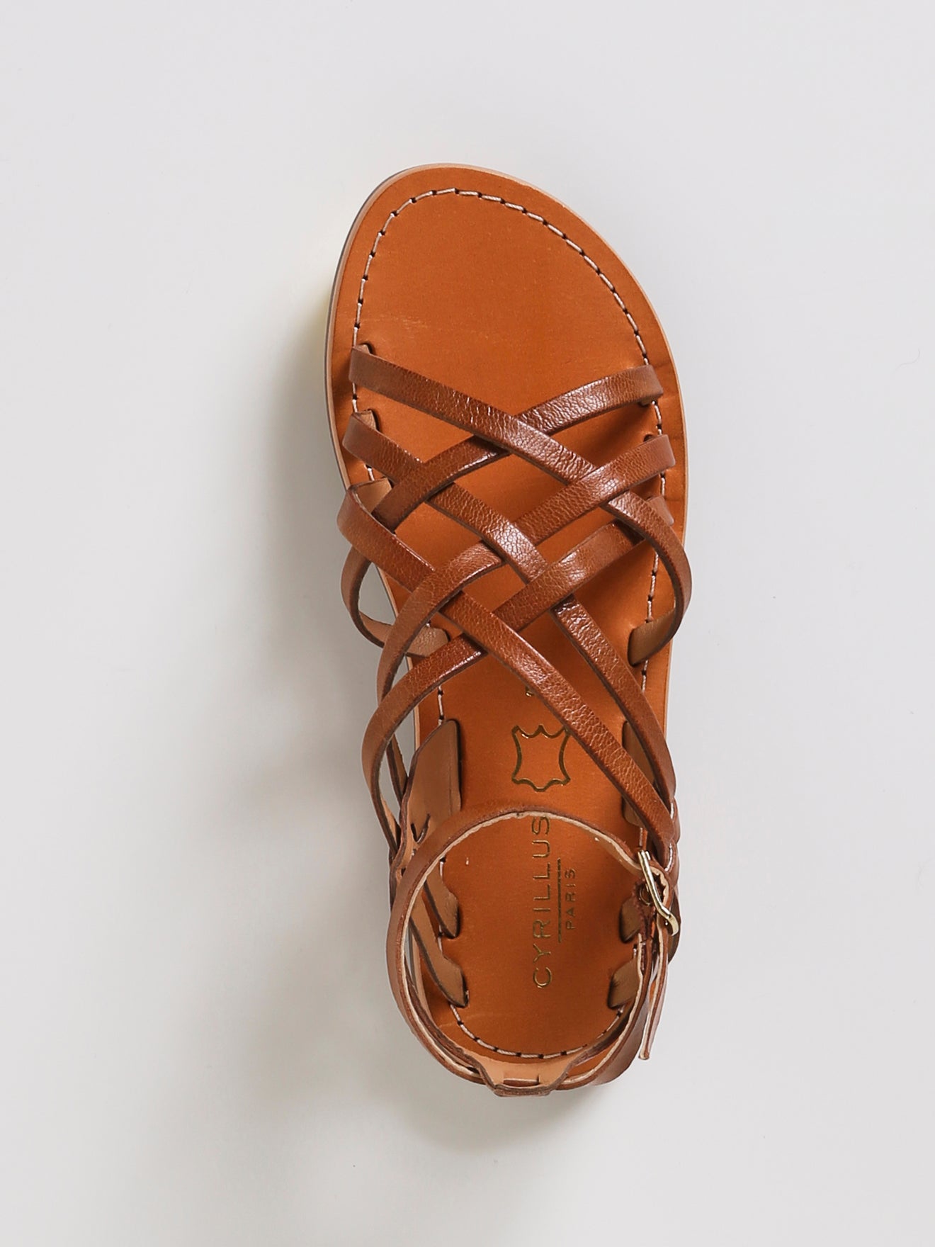 Mädchen-Riemchensandalen aus Leder