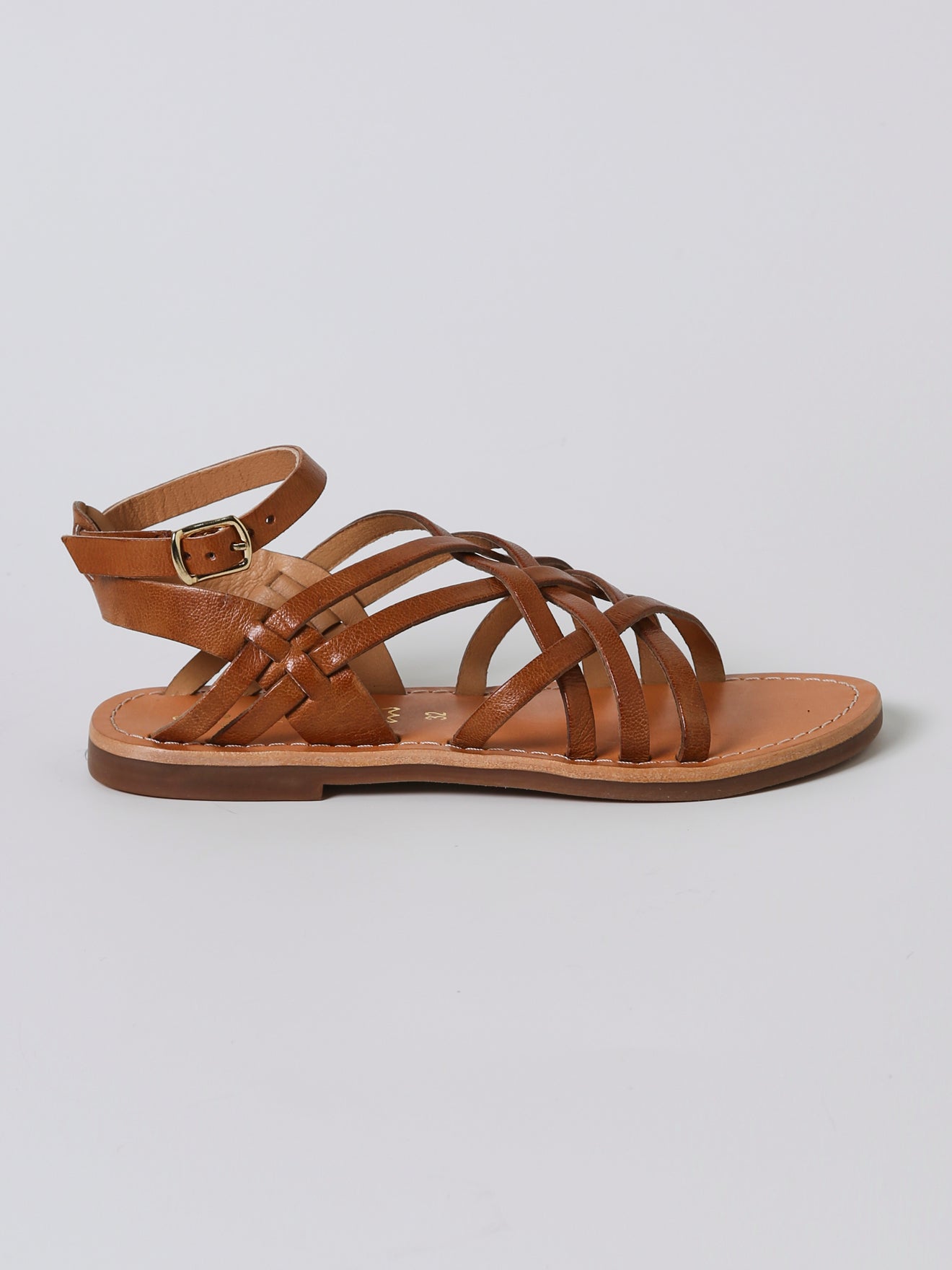Mädchen-Riemchensandalen aus Leder