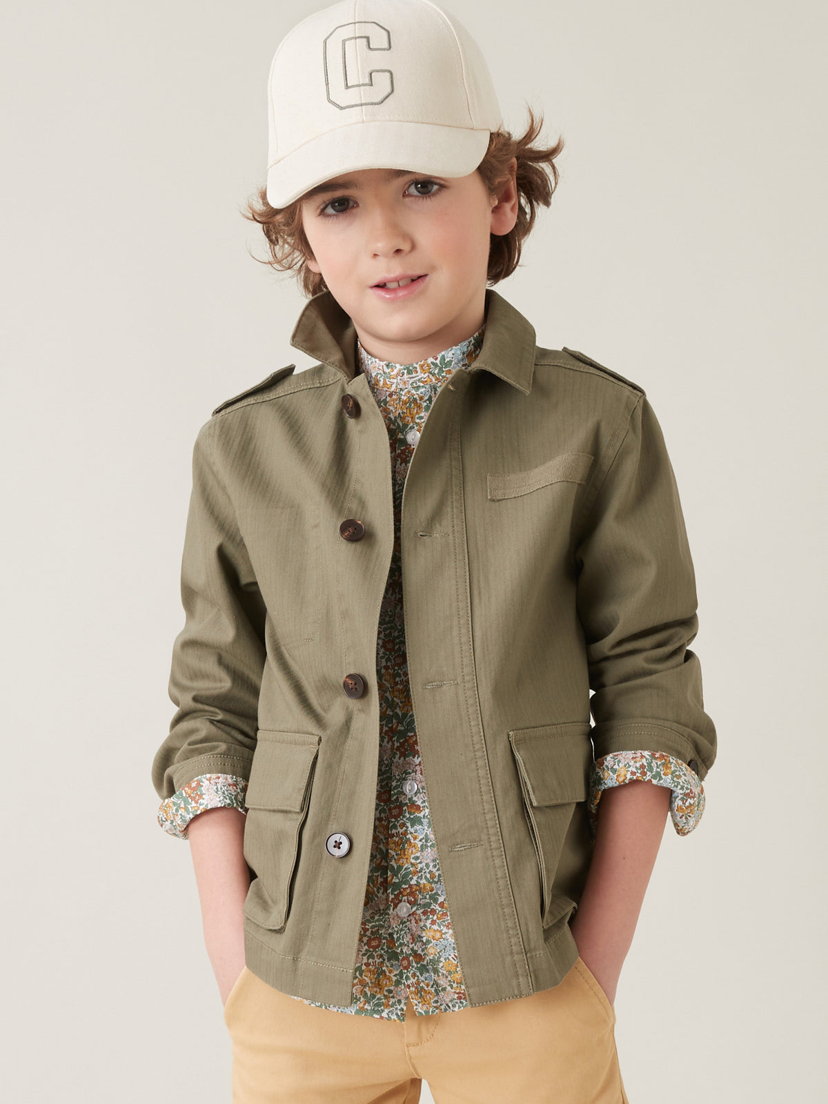 Jungen-Parka im Safari-Look