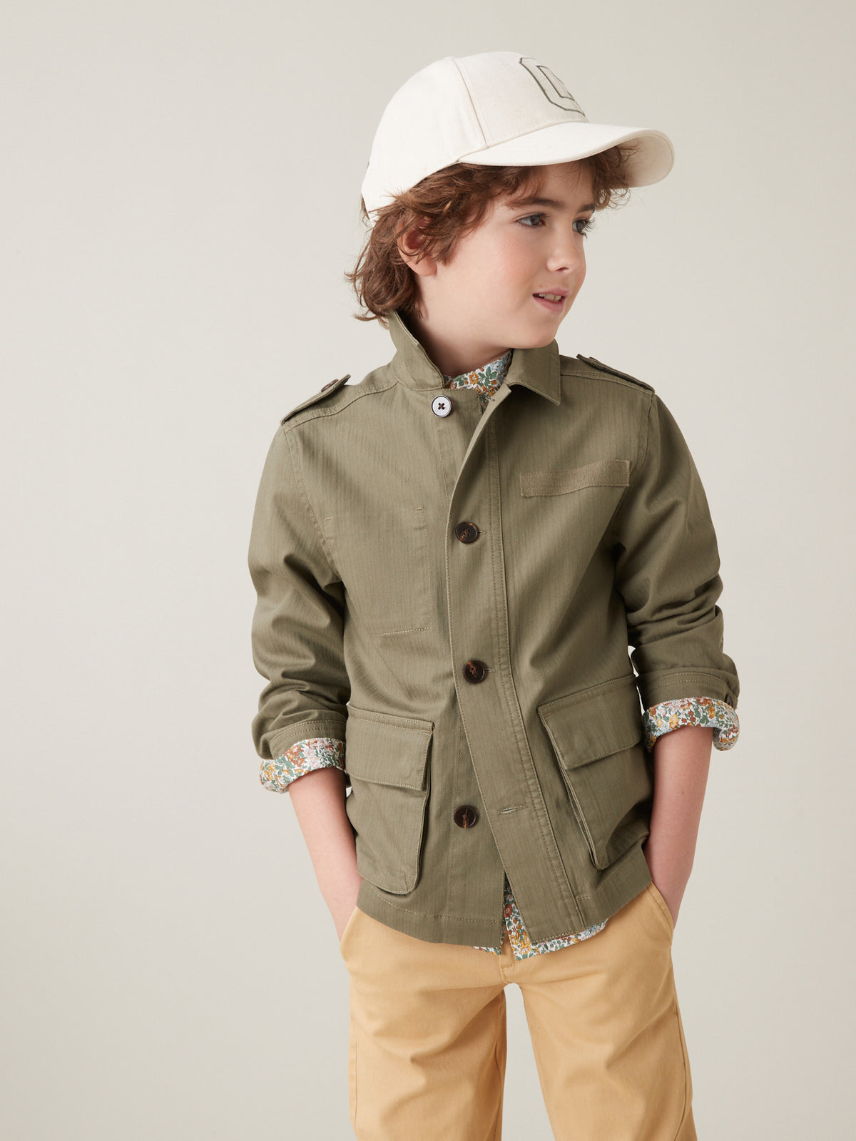 Jungen-Parka im Safari-Look