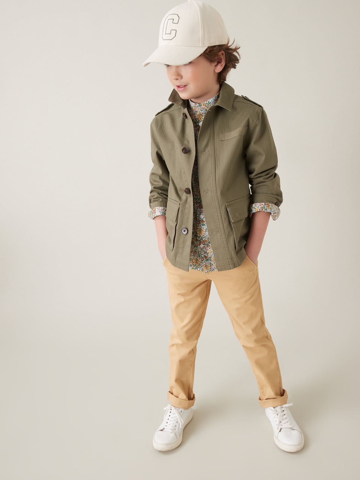 Jungen-Parka im Safari-Look