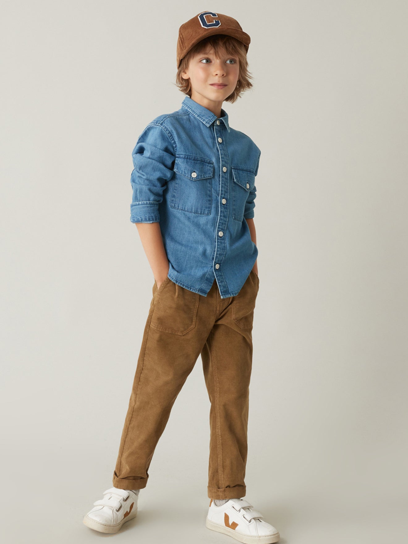 Jungen-Jeanshemd