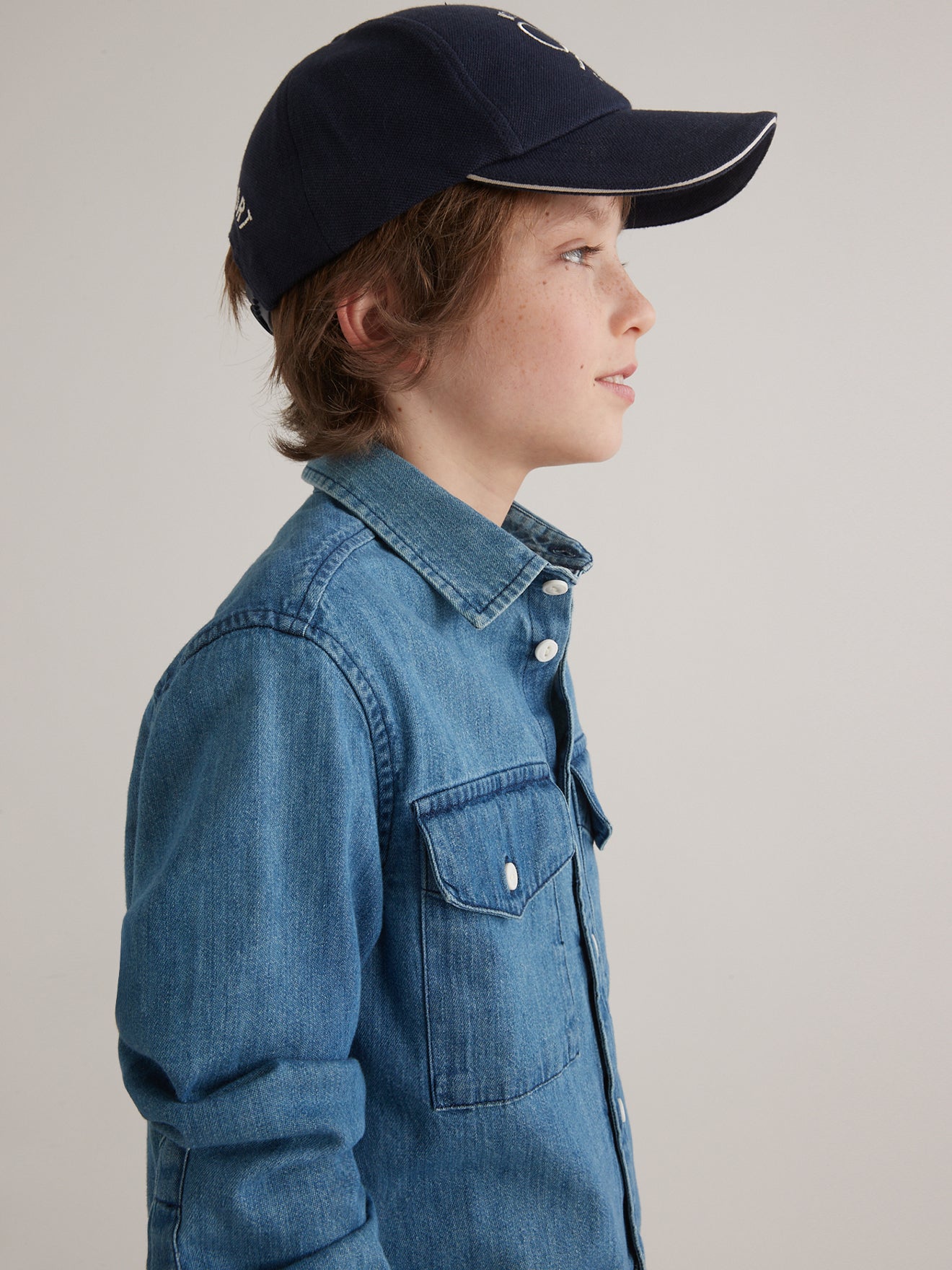 Jungen-Jeanshemd