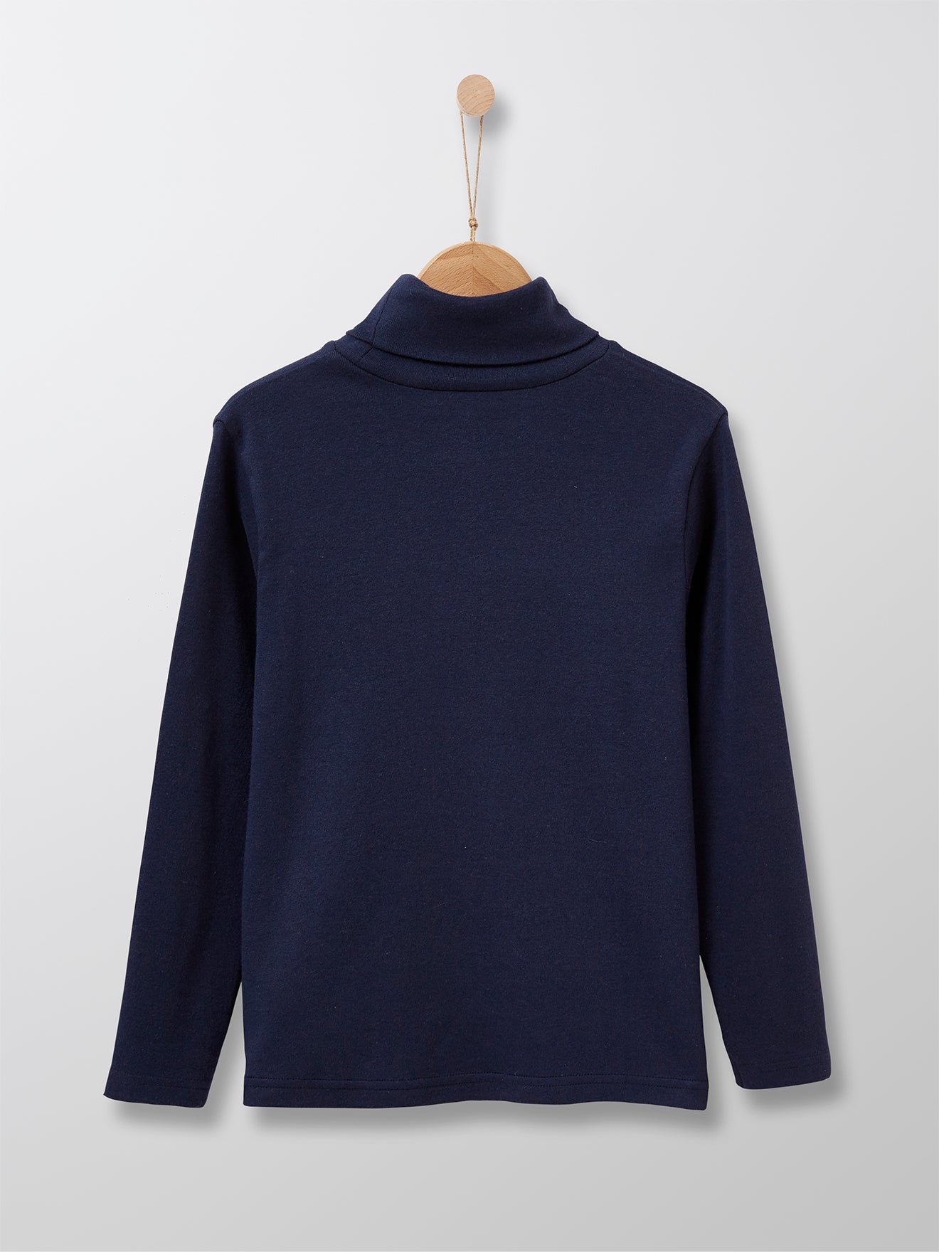 Jungen-Rollkragenpullover – Bio-Baumwolle